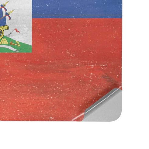 Haiti Flag Distressed Surface Laptop Studio Skin